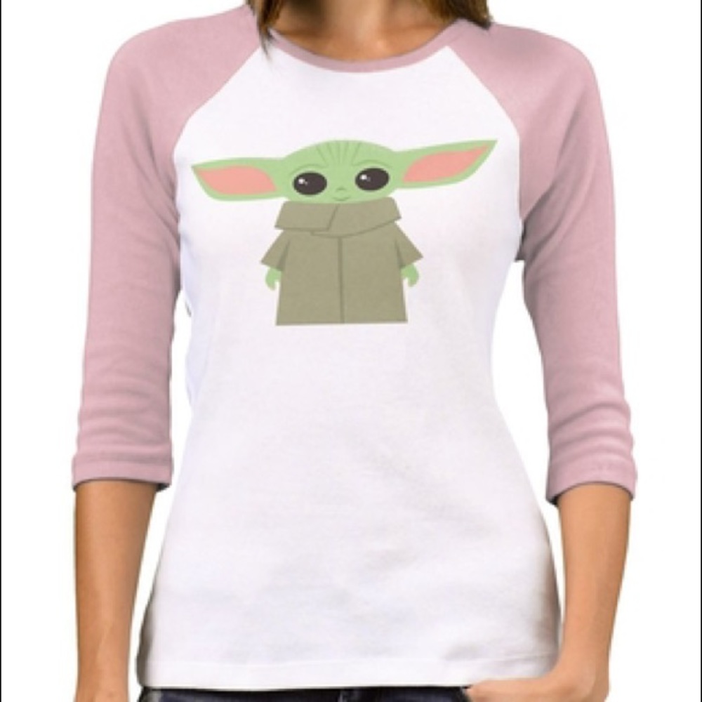 NWOT The Child Smiling Pastel Artwork T-Shirt